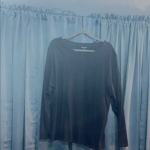 Old Navy Women's Navy Long Sleeve Tee